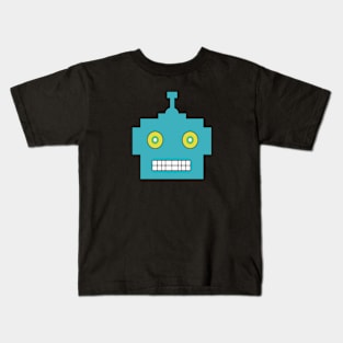 a primitive robot head Kids T-Shirt